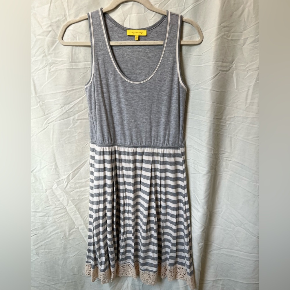 grey tank style dress